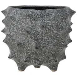 Ademir Stoneware Flowerpot - Blue