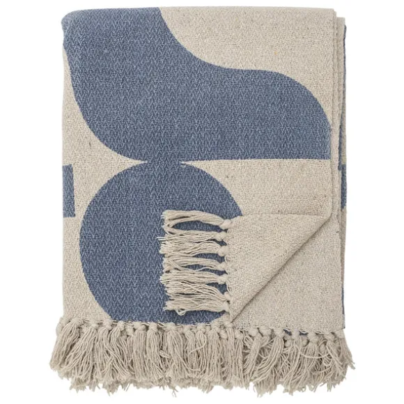 Agno Cotton Throw - Blue