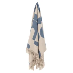 Agno Cotton Throw - Blue