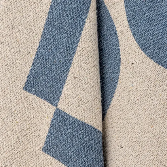 Agno Cotton Throw - Blue