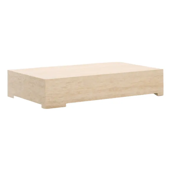 Alchemy Travertine Coffee Table