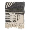 Anek Cotton Throw - Black