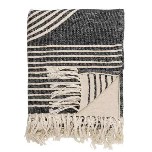 Anek Cotton Throw - Black