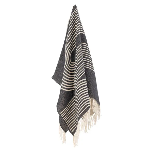 Anek Cotton Throw - Black