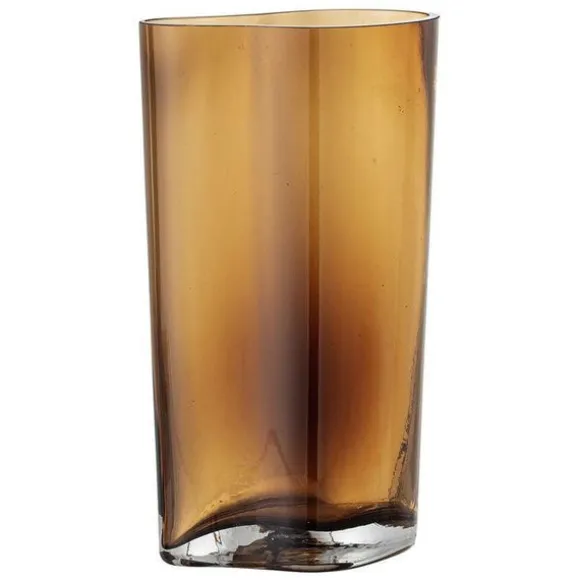 Benia Glass Vase - Brown