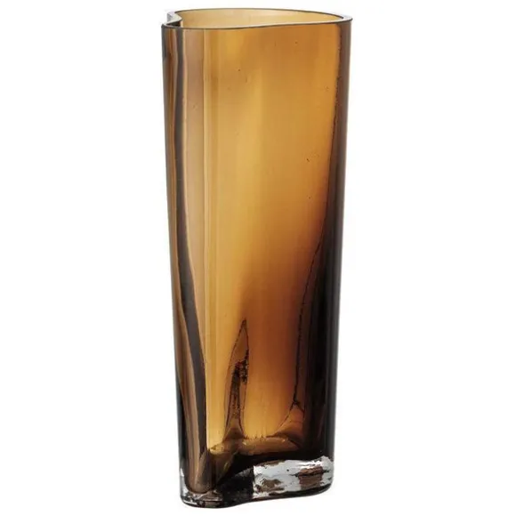 Benia Glass Vase - Brown