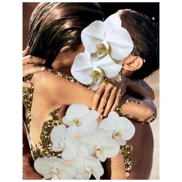 Blind For Love (with Orchids) Print