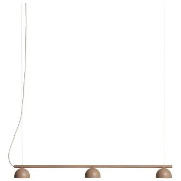 Blush Rail 3lt Pendant Light