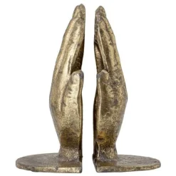Brass Metal Bookend - Set of 2