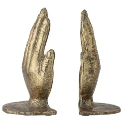 Brass Metal Bookend - Set of 2