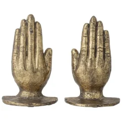 Brass Metal Bookend - Set of 2