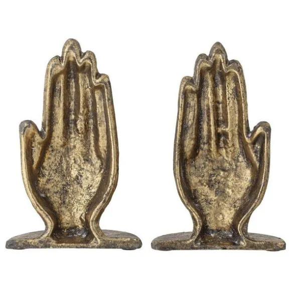 Brass Metal Bookend - Set of 2