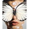 Broken Wings White Print