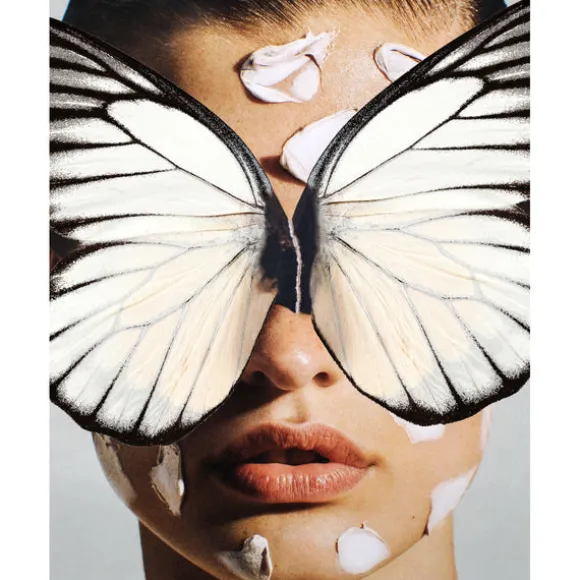 Broken Wings White Print