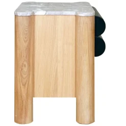 Bubbles 1 Drawer Bedside Table