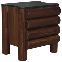 Bubbles 2 Drawers Bedside Table