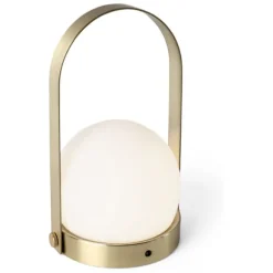 Carrie Portable Brass Table Lamp