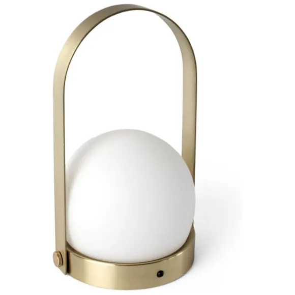 Carrie Portable Brass Table Lamp