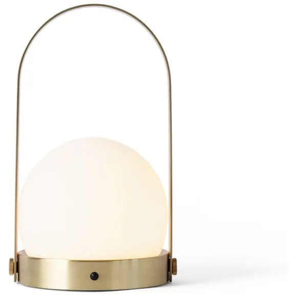 Carrie Portable Brass Table Lamp