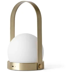 Carrie Portable Brass Table Lamp