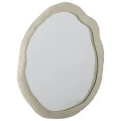 Cillia Polyresin Wall Mirror - Nature