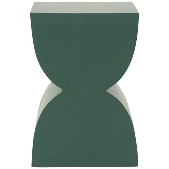 Corvo Wood Laurel Side Table - Green