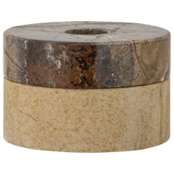 Dalin Sandstone Candlestick/Votive - Brown
