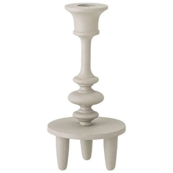 Davi Aluminium Candlestick - Grey