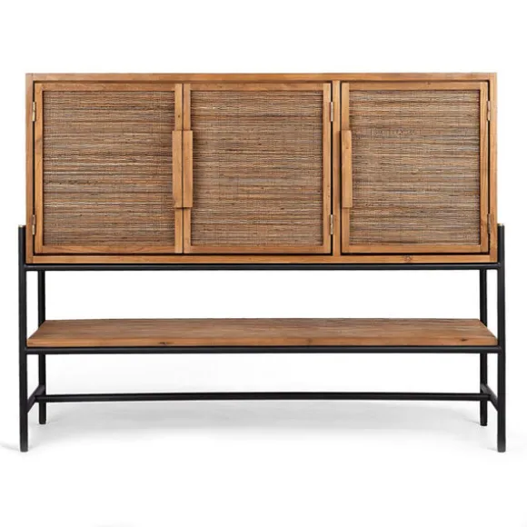 dBodhi Coco Dresser - 3 Doors/1 Open Rack