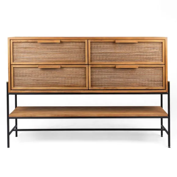 dBodhi Coco Dresser - 4 Drawers/1 Open Rack