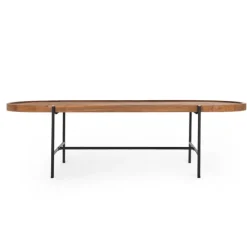 dBodhi Coco Oval Coffee Table - Rectangular Legs