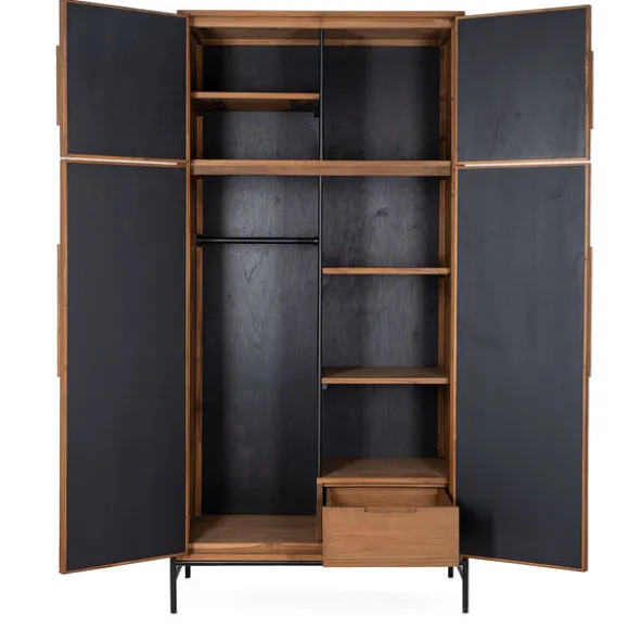 dBodhi Coco Wardrobe - 4 Doors/1 Drawer