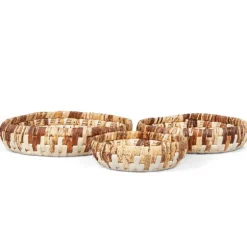 dBodhi Colo Round Tray Two Tone - Set of 3