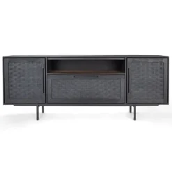 dBodhi Karma Charcoal Low Dresser - 2 Doors/1 Drawer/1 Shelf