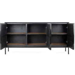 dBodhi Karma Charcoal Low Dresser - 3 Doors