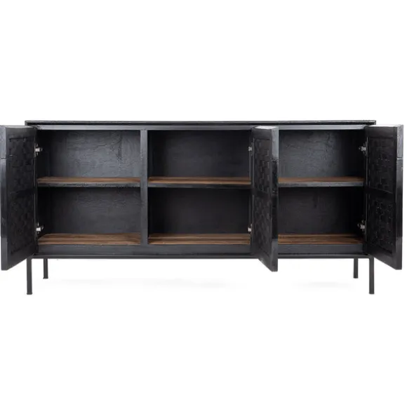 dBodhi Karma Charcoal Low Dresser - 3 Doors