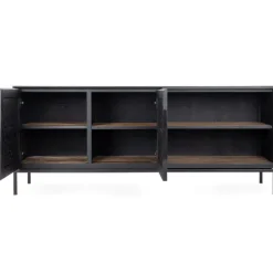 dBodhi Karma Charcoal Low Dresser - 2 Doors/2 Shelves