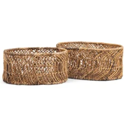 dBodhi Kawi Oval Basket Two Tone - Set of 2