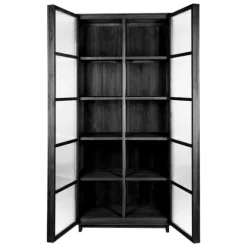 dBodhi Motion Display Cabinet - 2 Textured Glass Doors