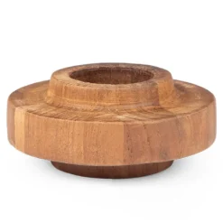 dBodhi Ring Wood Candle Holder