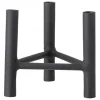 Deeb Aluminium Candle Holder - Black
