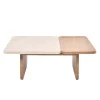 Duo Medium Travertine Coffee Table