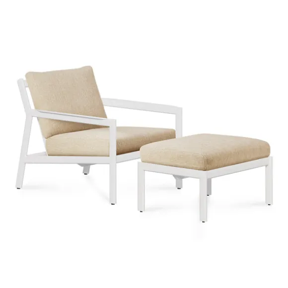 Ethnicraft Aluminium Jack Outdoor Lounge Chair