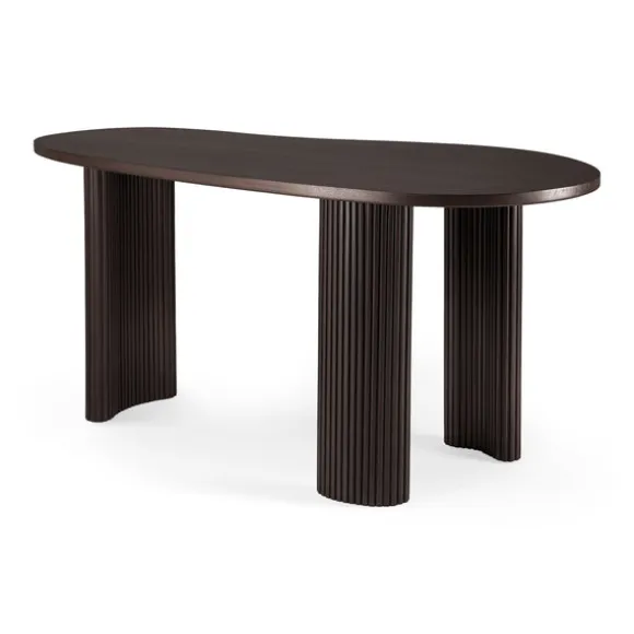 Ethnicraft Mahogany Boomerang Desk