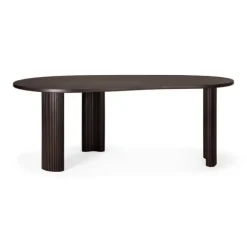 Ethnicraft Mahogany Boomerang Desk