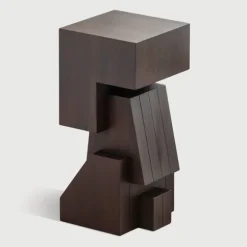 Ethnicraft Mahogany Brutal Monument #4 Sculpture