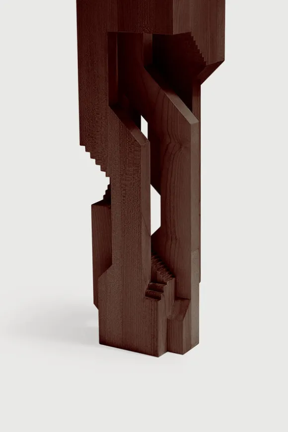 Ethnicraft Mahogany Circonvolution Sculpture