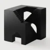 Ethnicraft Mahogany Cube Sculpture