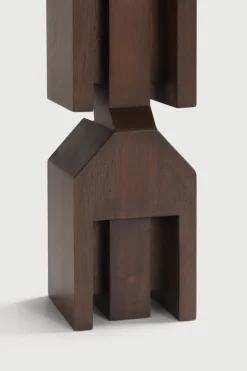 Ethnicraft Mahogany False Idol #6 Sculpture