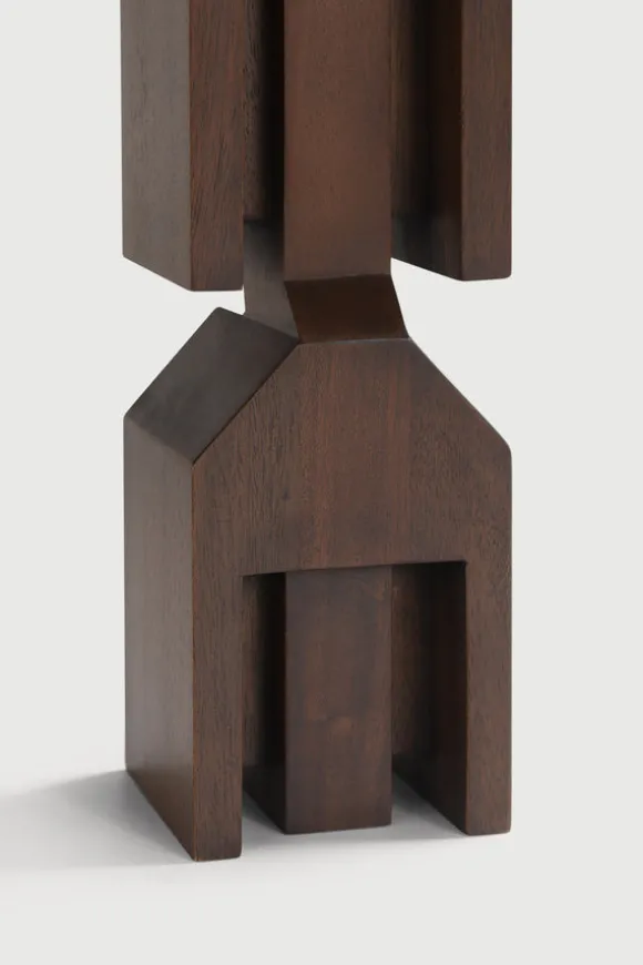 Ethnicraft Mahogany False Idol #6 Sculpture